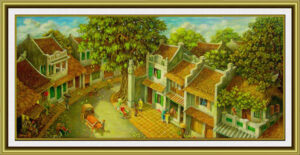 7. pho thuy khue oil on canvas 155x 60cm