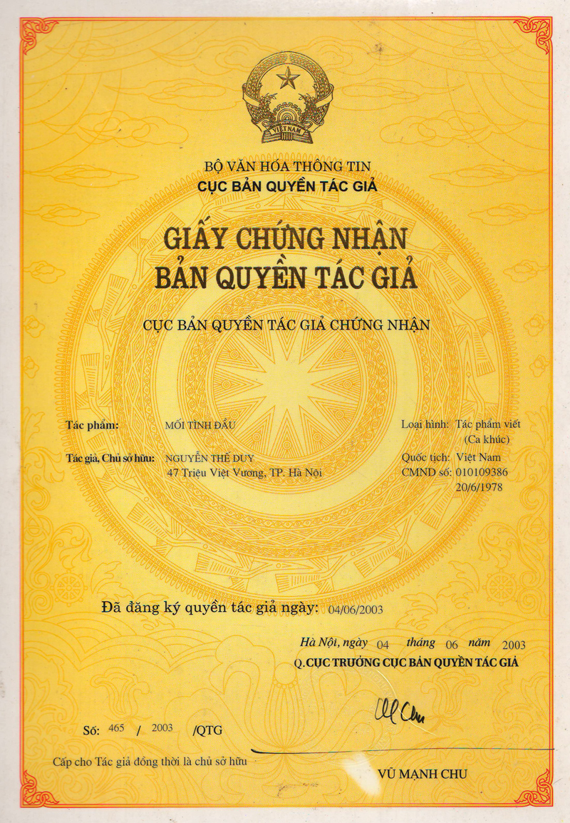 Âm nhạc — Old Street Gallery Chứng nhận bản quyền